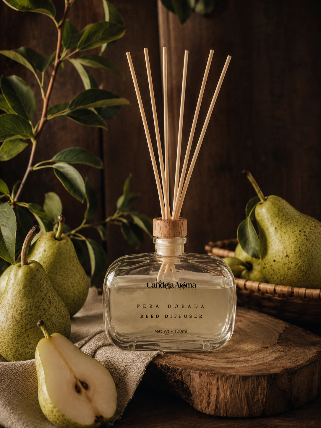 Difusor Artesanal - Pera Dorada