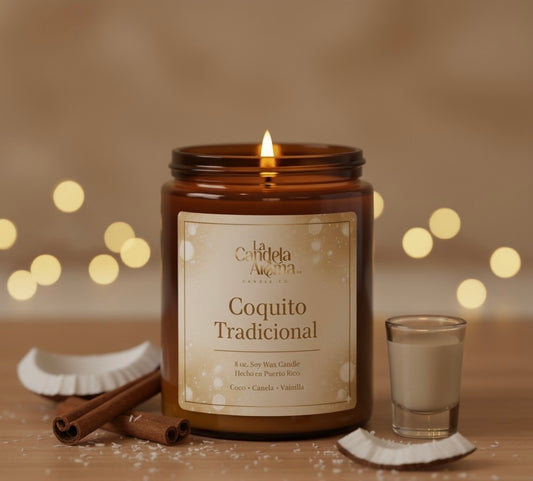 Candela Festive "Coquito Tradicional" (La Receta de la Abuela)