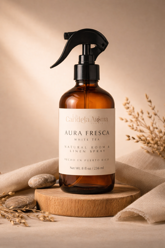 Aura Fresca - White Tea – Natural Room & Linen Spray