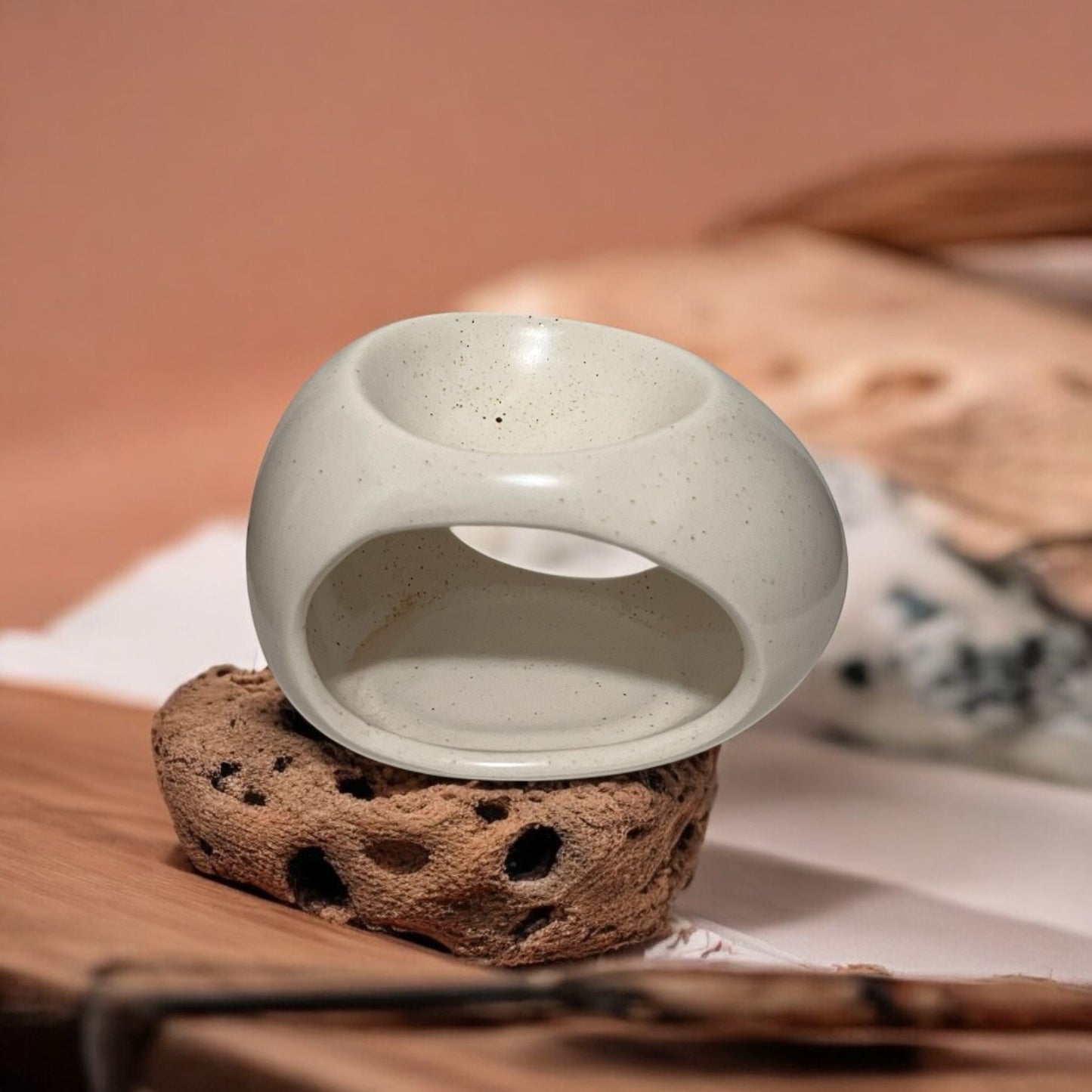 Quemador de Cera en Cerámica